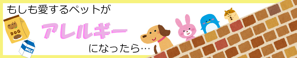 もしも愛するペットがアレルギーになったらどうするか